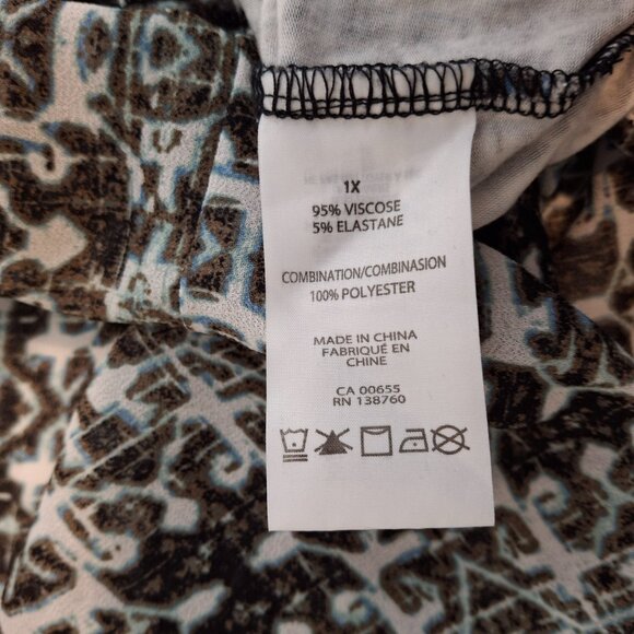 Plus 1x Chiffon Flounce Ruffle Summer Beachy Maxi Dress Aqua Blue Brown Strappy - Picture 9 of 10